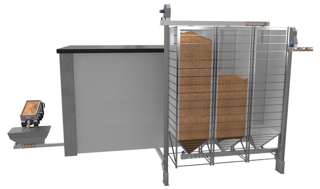 Malt reception and Silo 