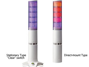 LA6-POE - Ø60mm Ethernet Programmable LED Signal Tower Light with PoE